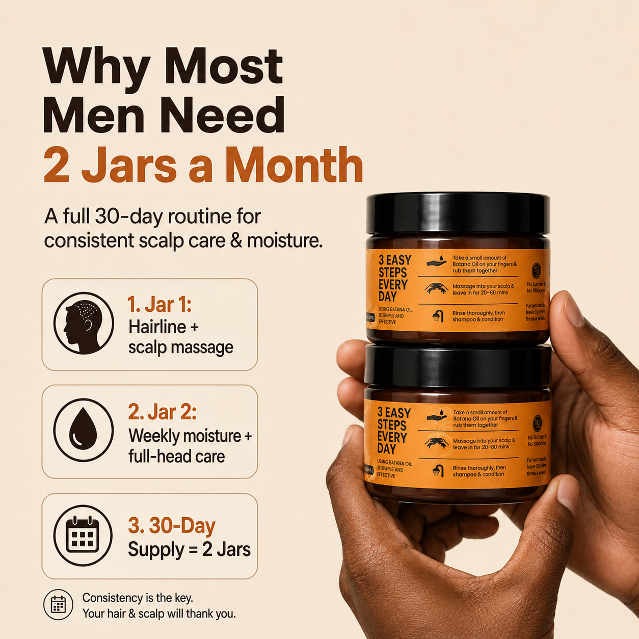 My Melanin Hair Batana Oil for Men